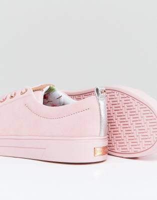ted baker pink suede trainers