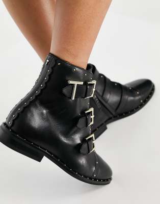 Ted Baker Ramona T bar black boot in black ASOS