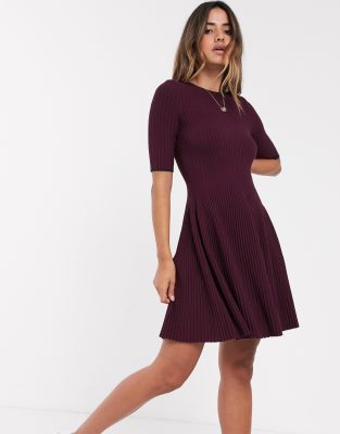 knitted skater dress uk