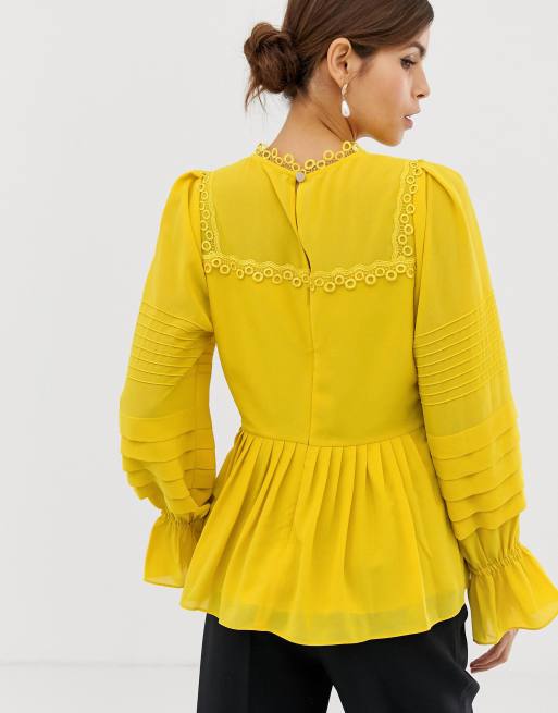 Ted baker sale yellow top