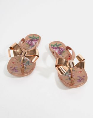 ted baker rose gold sandals