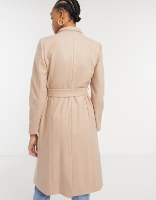 Ted baker camel outlet wrap coat