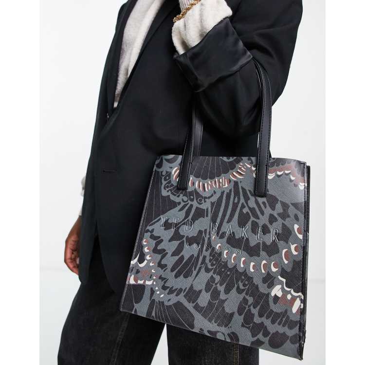 Ted Baker Rozicon tote in black butterfly print ASOS