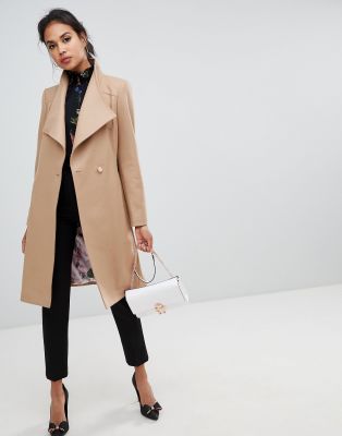 camel coat ted baker