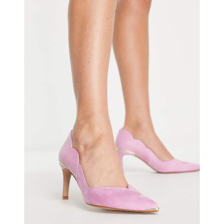 Ted baker cheap pink suede shoes