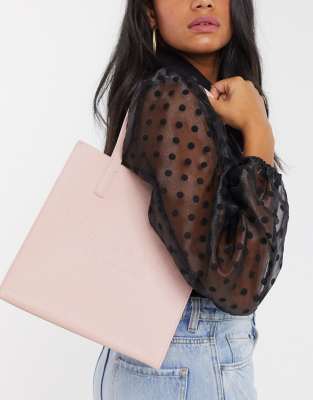 Ted Baker PINK Large Crosshatch Icon pink Bag NEW