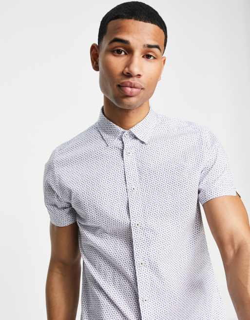 ted baker geo print shirt