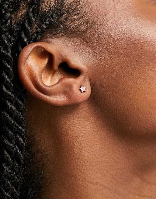 Ted Baker - Sidneyy - Mini boucles d'oreilles étoiles avec cristaux - Or rose, 4 de 4