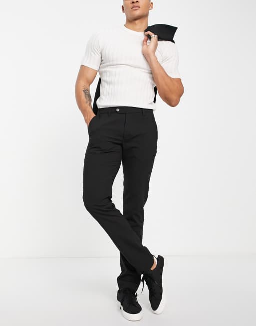 Ted Baker - Slim-fit broek in zwart