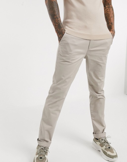 Ted Baker slim fit chinos in stone