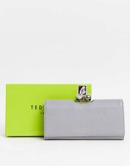 Ted baker grey store purse sale