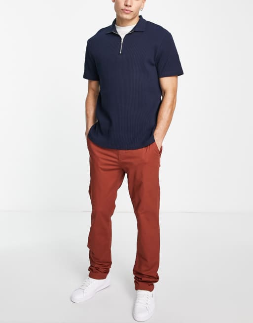 Ted Baker — Stenfarvede chinos med smal pasform