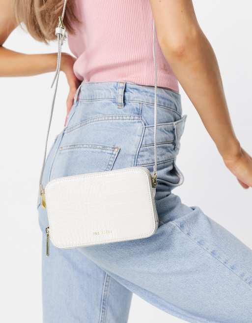 Ted Baker Stina crossbody bag in white