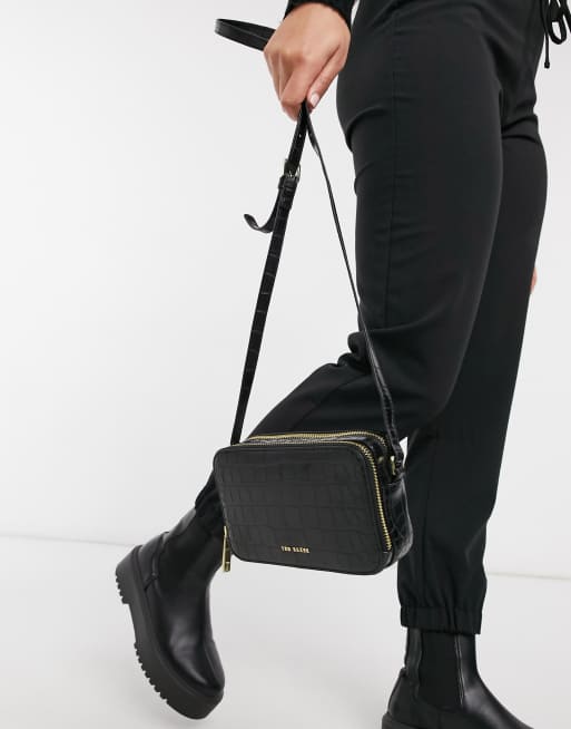 Buy Ted Baker Black Stina Double Zip Mini Camera Bag from Next USA