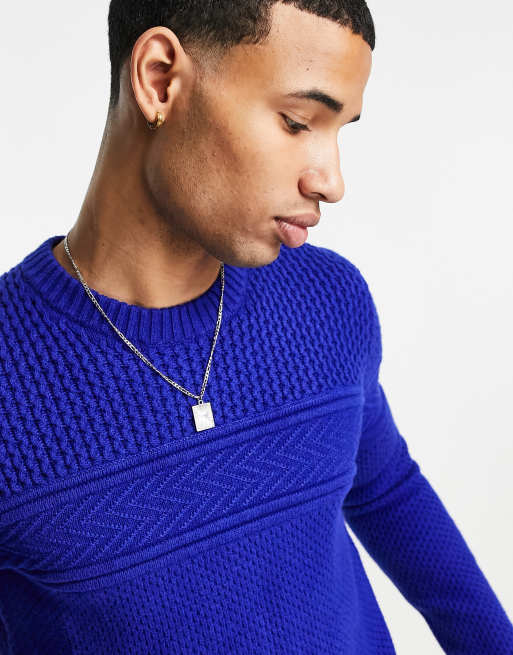 Ted Baker – Strickpullover in Marineblau