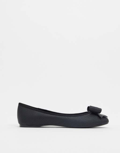 Ted baker black flat on sale shoes