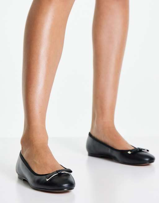 Ted baker store black flat shoes