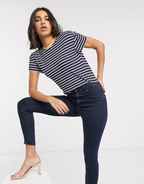 Ted Baker - T-shirt griffé à rayures