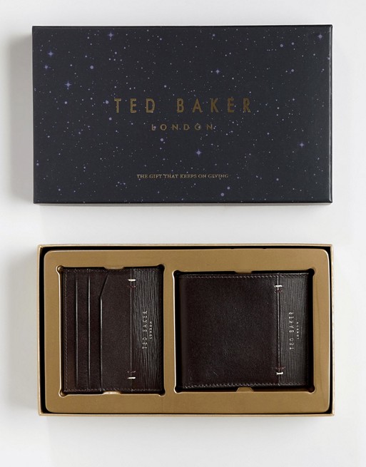 Ted Baker Taglee Wallet & Card Holder Gift Set | ASOS
