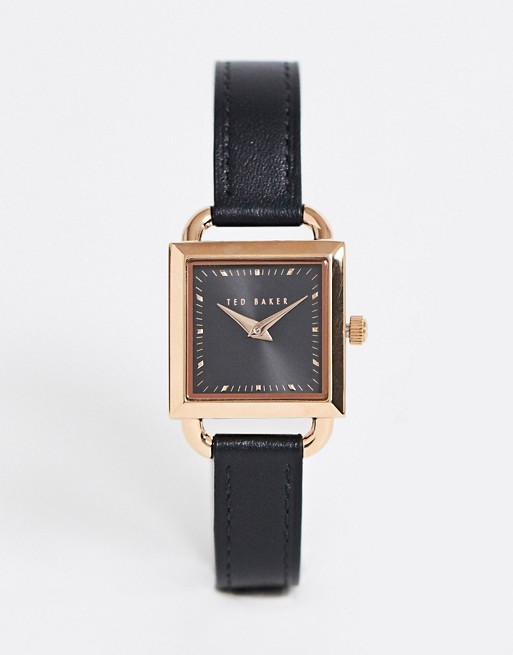 Ted Baker Taliah watch in black with square dial