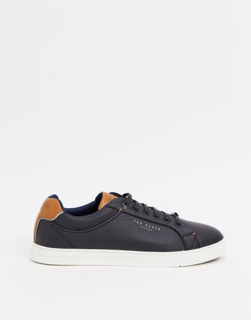 thwally soft leather trainers
