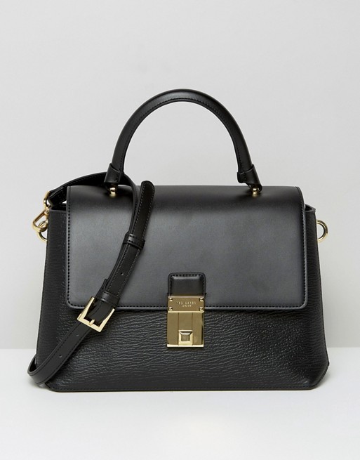 Ted Baker Top Handle Tote Bag With Lock Detail | ASOS