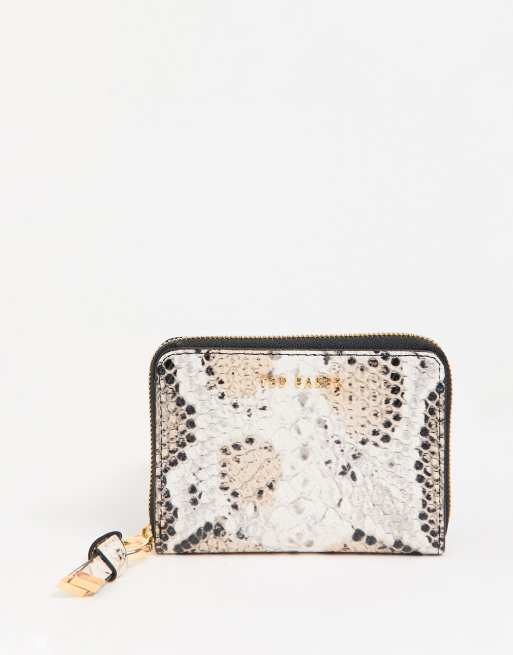 Ted Baker Trinex snake print purse in multi