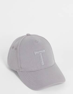 Ted Baker Tristen baseball cap in grey - ASOS Price Checker