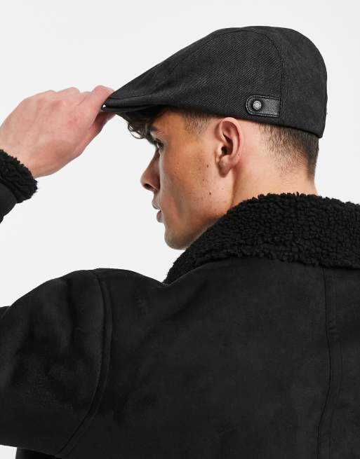 Ted Baker – Tummel – Mörkgrå, platt keps