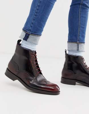 ted baker burgundy boots