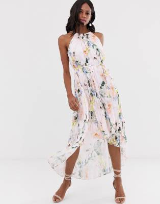 ted baker dip hem dress