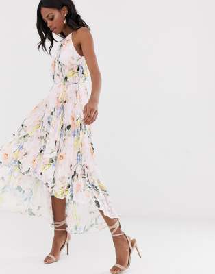 ted baker dip hem dress