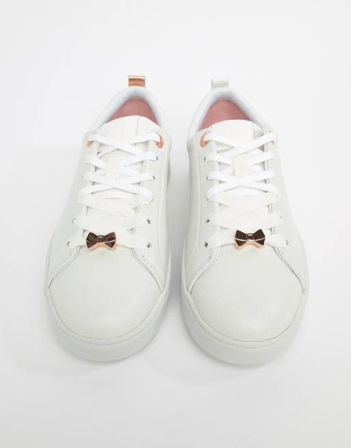 Ted baker store rose gold sneakers