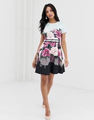 ted baker wilmana skater dress