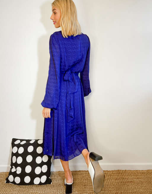 Ted baker shop blue midi dress