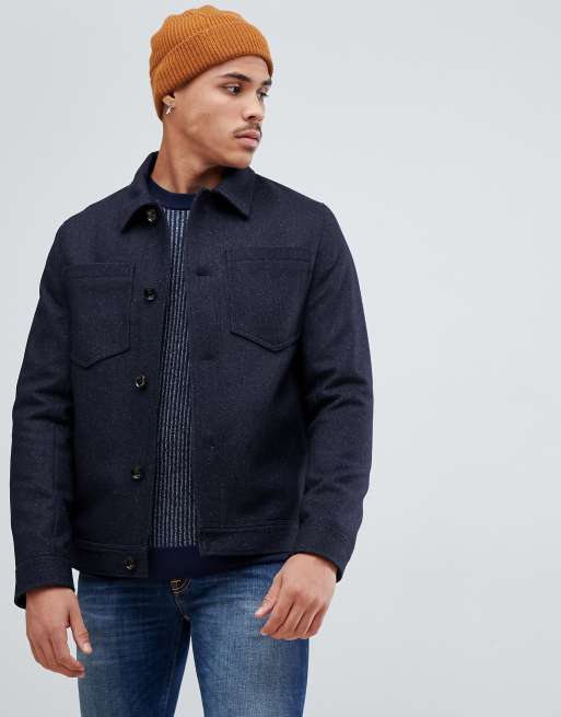 Mens navy worker store jacket