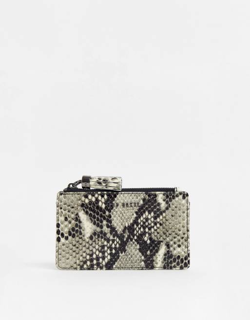 Ted Baker xjet tassel card holder in snake | ASOS