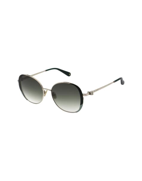Ted Baker Zarah sunglasses in light gold - view 1