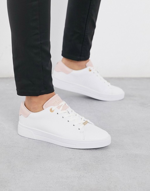 Ted Baker zenip leather trainers