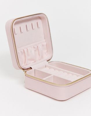 Ted Baker zipped pink jewellery case | ASOS