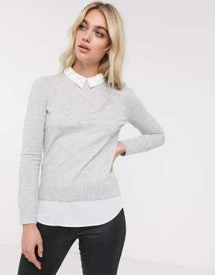 Ted Baker Zoilaa embellished collar sweater ASOS