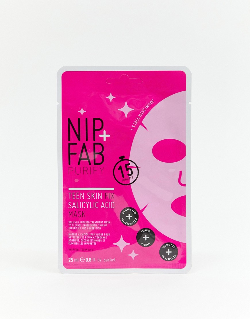 Teen Skin Fix Salicylic Acid Sheet Mask fra NIP+FAB-Ingen farve