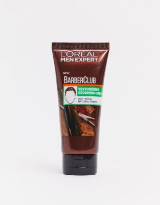 фото Текстурирующий крем для волос l'oreal men expert barber club - 100 мл-бесцветный