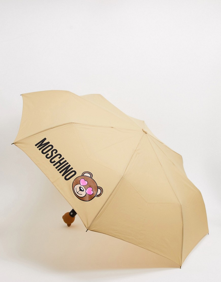 фото Темно-бежевый зонт moschino