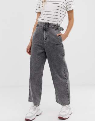 Серые широкие джинсы. Джинсы Standard Rise wide Waist. Серые джинсы женские широкие. Прямые широкие джинсы женские.