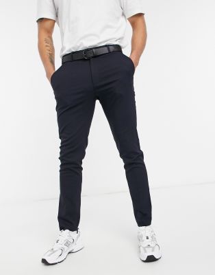 Облегающие костюмы Темно-синие брюки скинни ASOS DESIGN-Темно-синий
