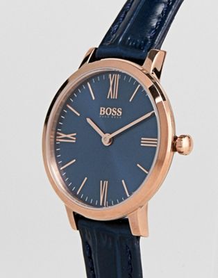 hugo boss jillian rose gold watch