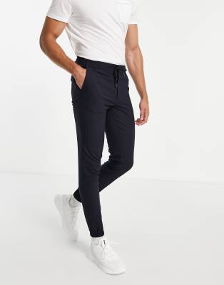 Спортивные брюки Темно-синие джоггеры скинни ASOS DESIGN-Темно-синий