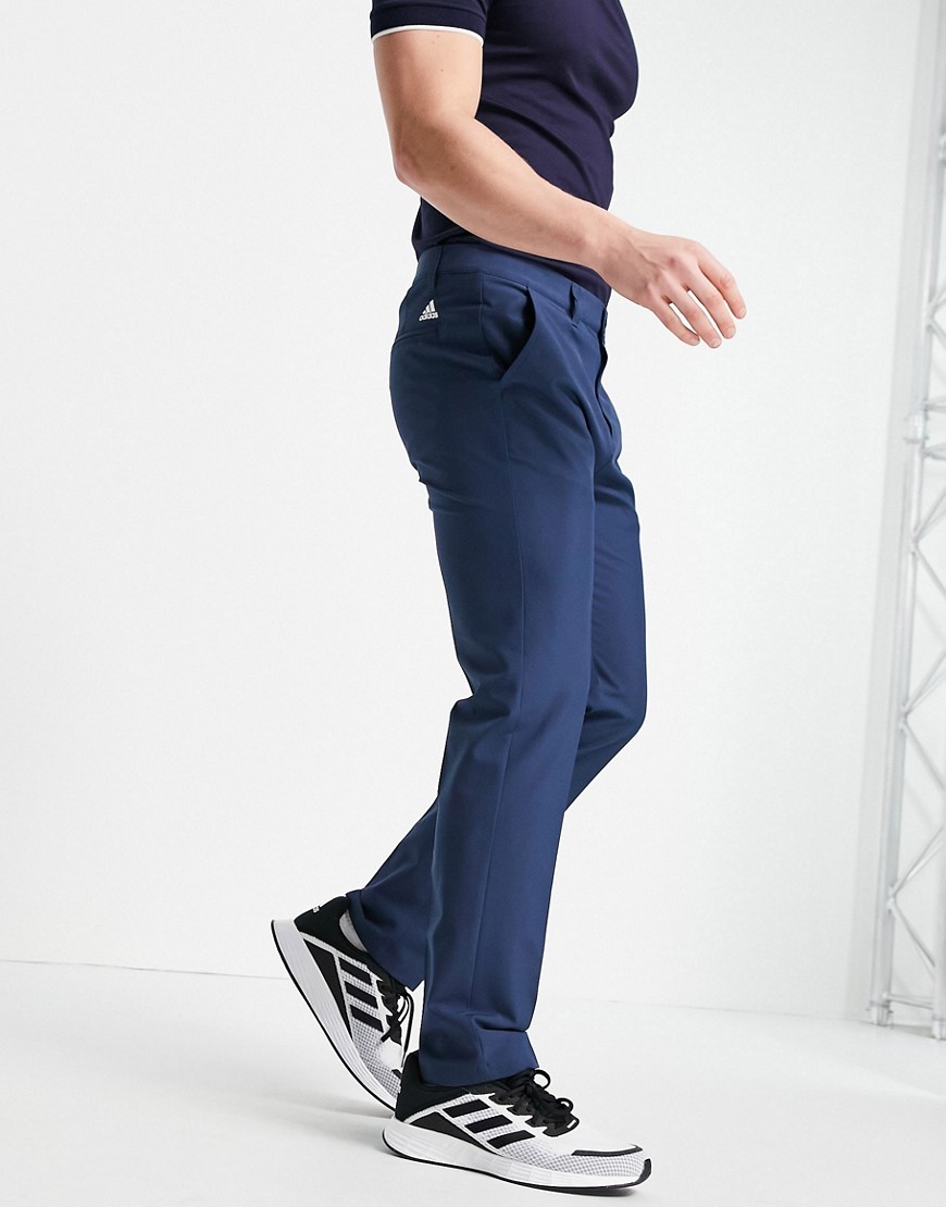 фото Темно-синие эластичные брюки, тянущиеся в 4 стороны, adidas golf ultimate-темно-синий