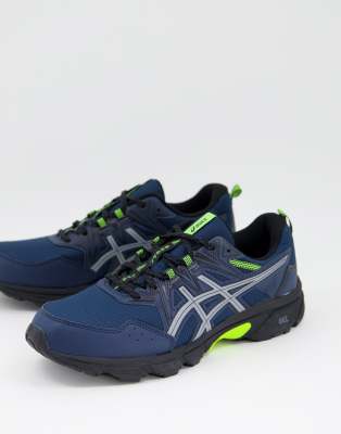 Бег Темно-синие кроссовки Asics Running Gel-Venture 8-Темно-синий